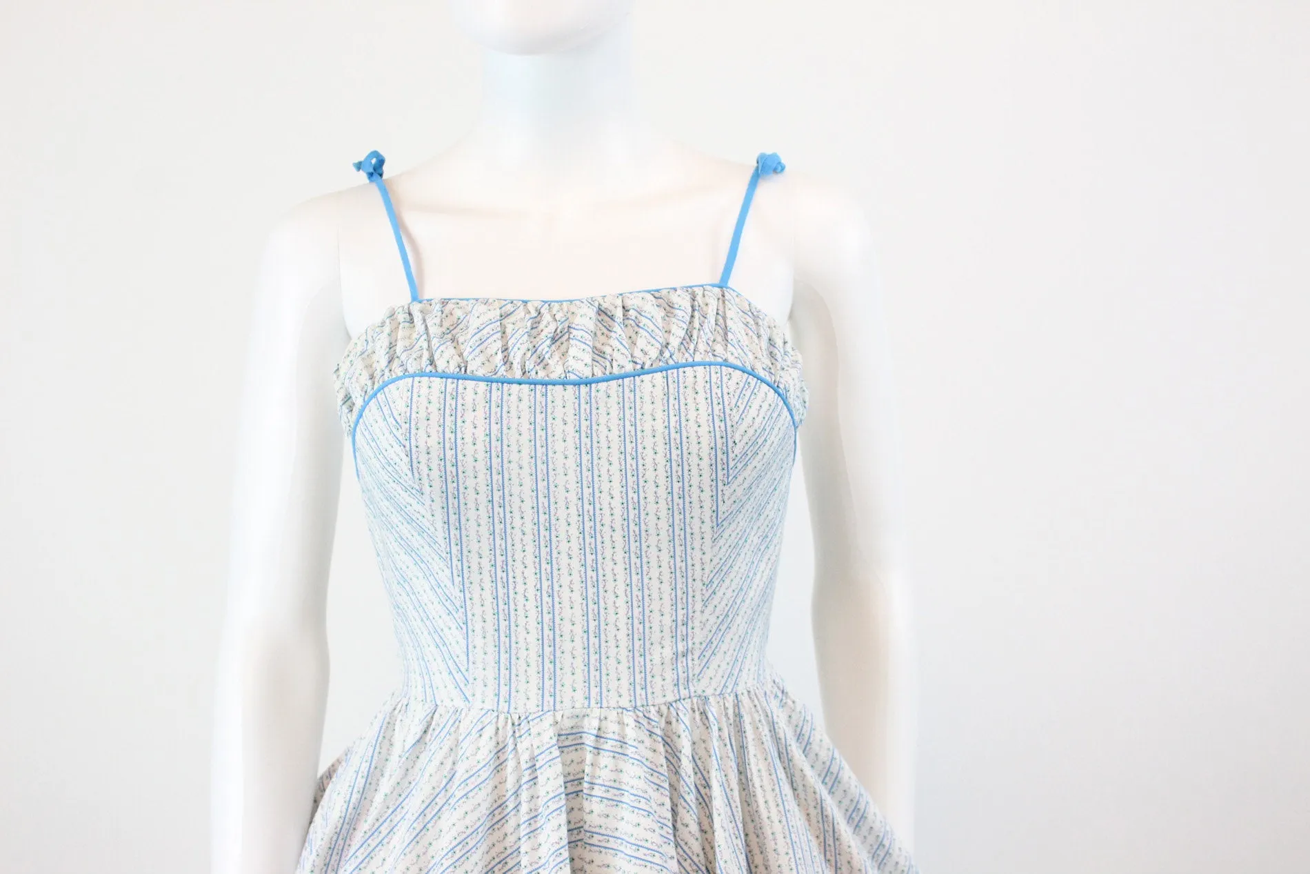 1950s Miss Elliette COTTON dress xs | new spring summer