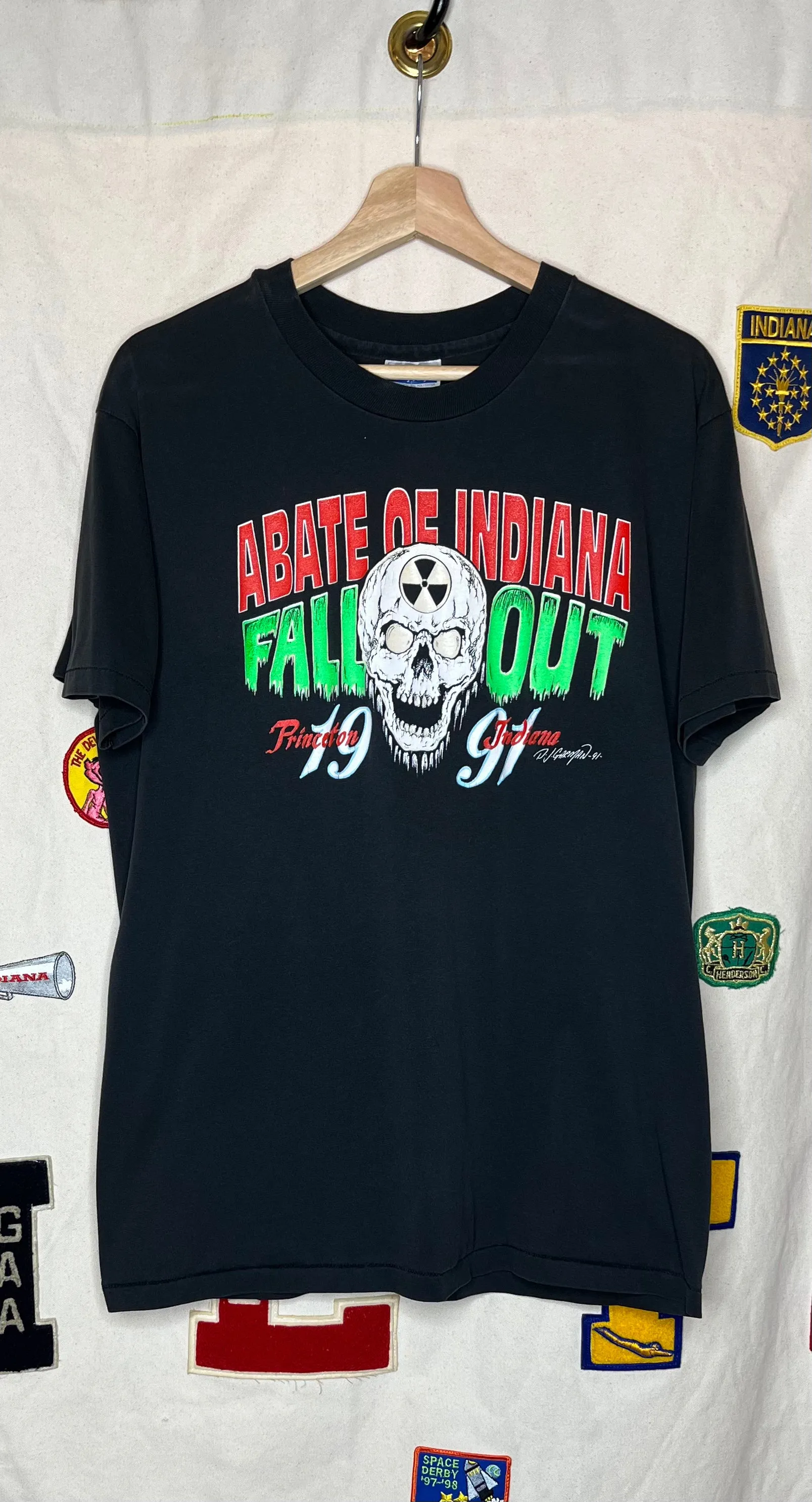 1991 Abate of Indiana Fall Out T-Shirt: L