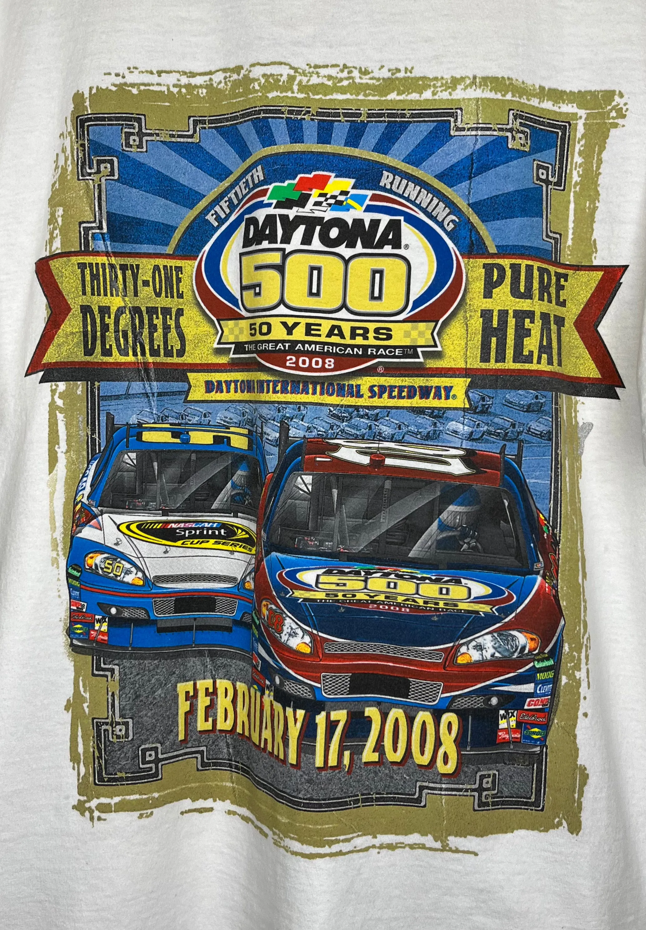 2008 Daytona 500 Nascar T-Shirt: XL