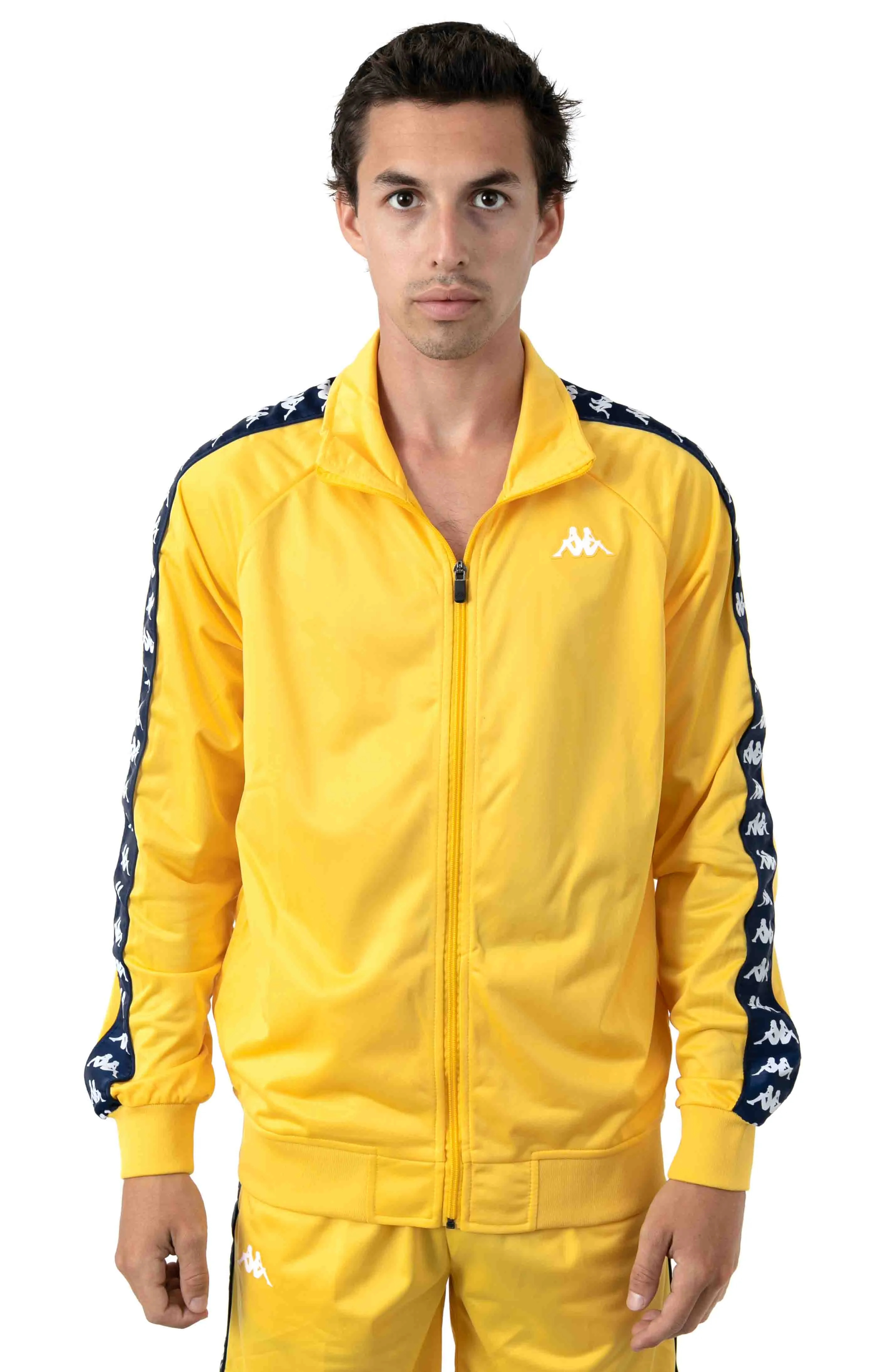 222 Banda Anniston Jacket - Yellow/Blue Mid/White