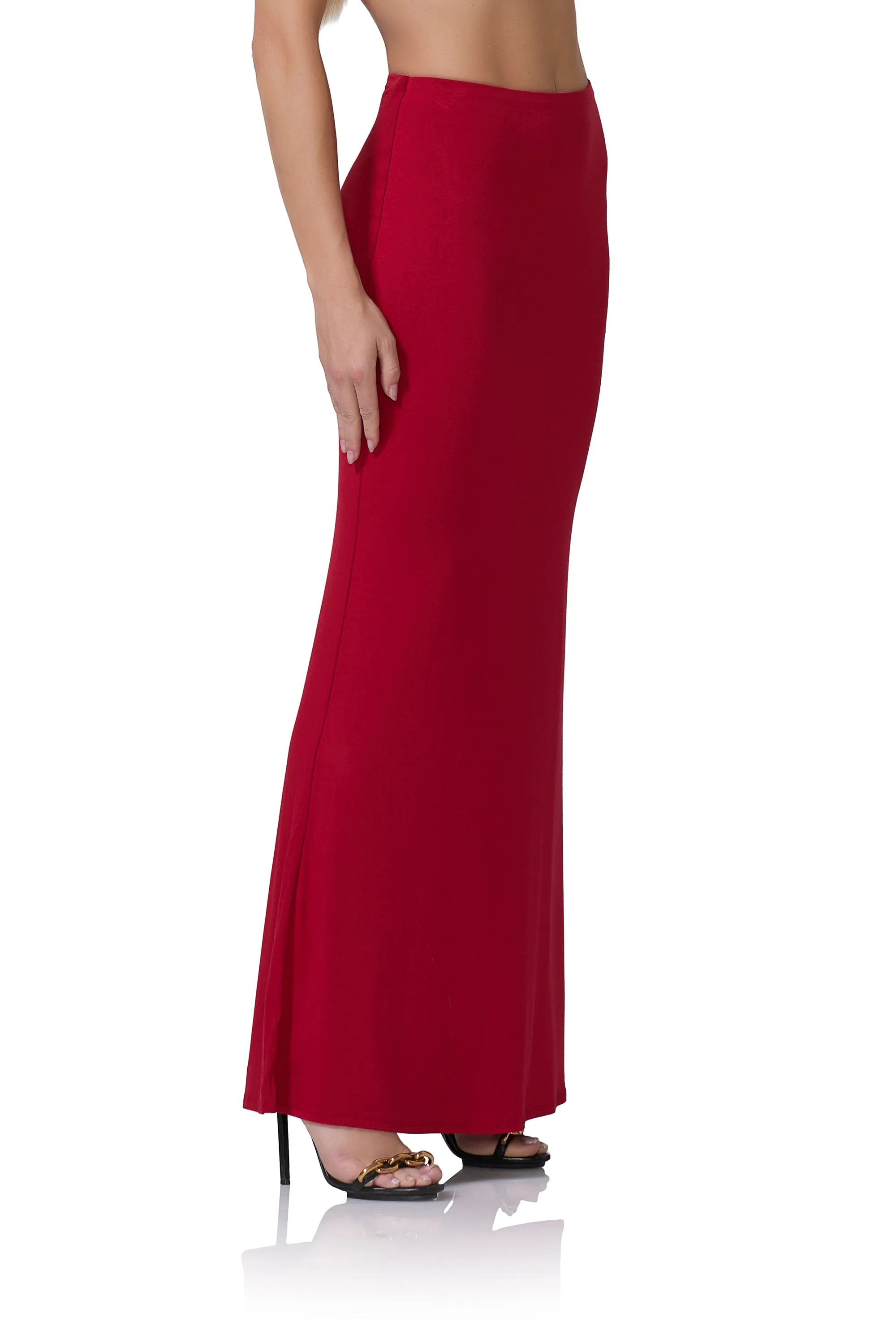 Amelia Maxi Skirt - Poppy Red