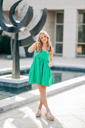 Annie Dress - Kelly Green