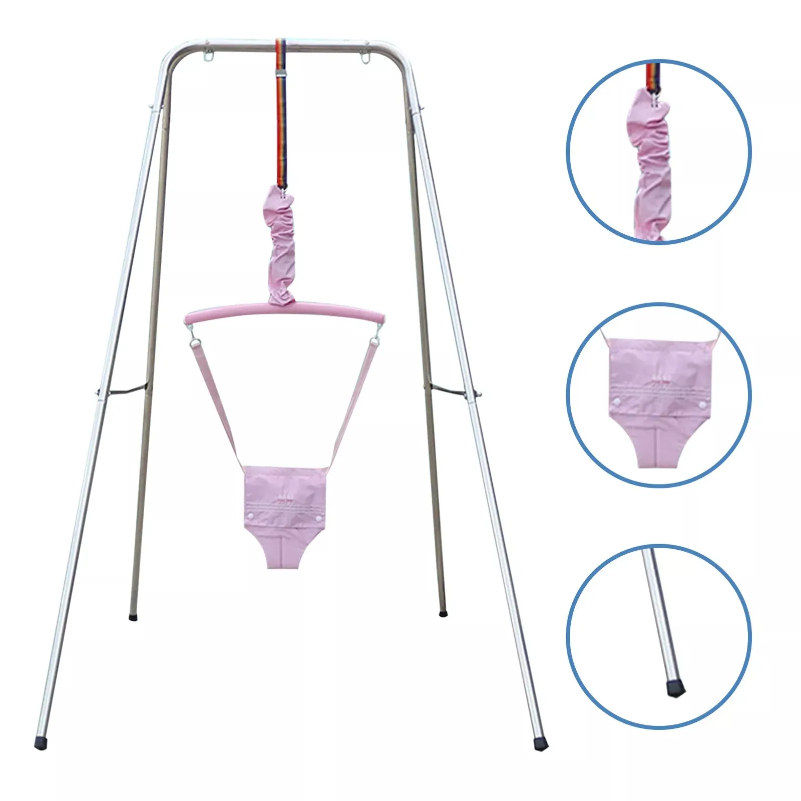 Baby Door Adjustable Baby & Toddler Jumper Swing - Indoor/Outdoor Use