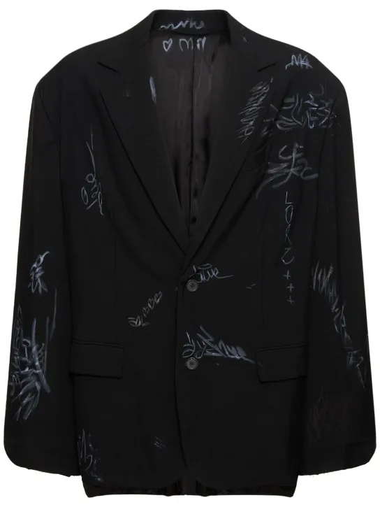 Balenciaga   Barathea tailored wool blazer 