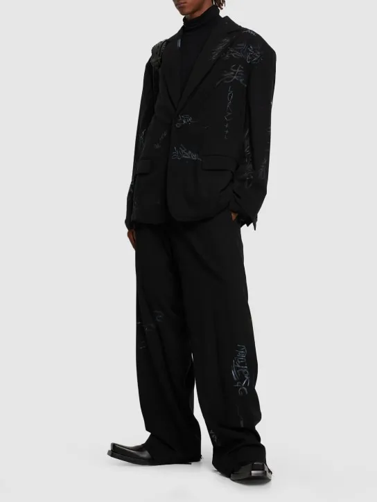 Balenciaga   Barathea tailored wool blazer 