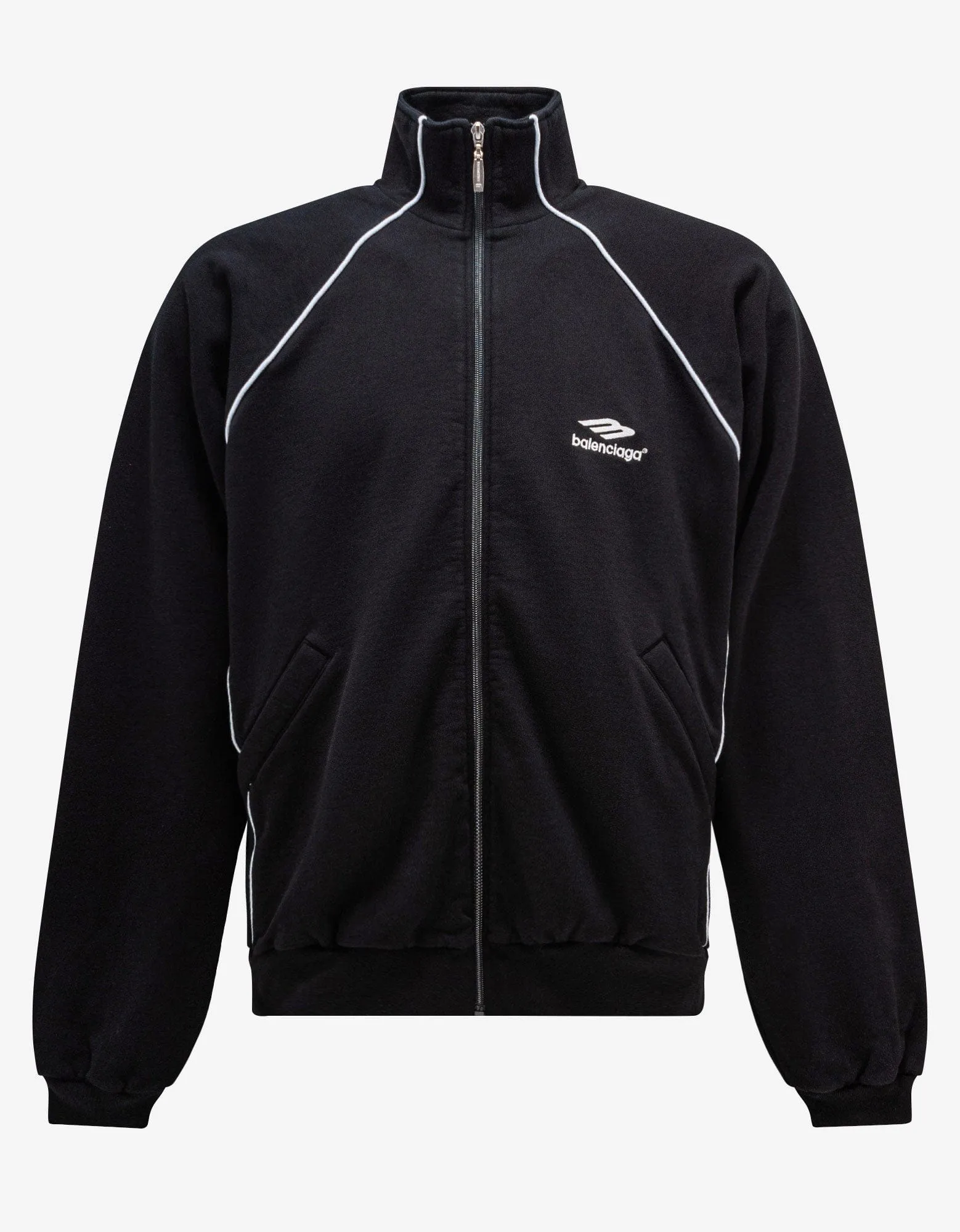 Balenciaga Black 3B Sports Icon Track Jacket