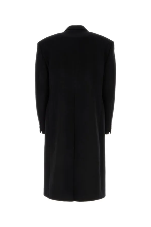 BALENCIAGA | Black wool oversize coat