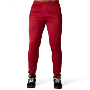 BALLINGER TRACK PANTS - RED/BLACK