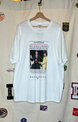 Barack Obama Newspaper T-Shirt: XL