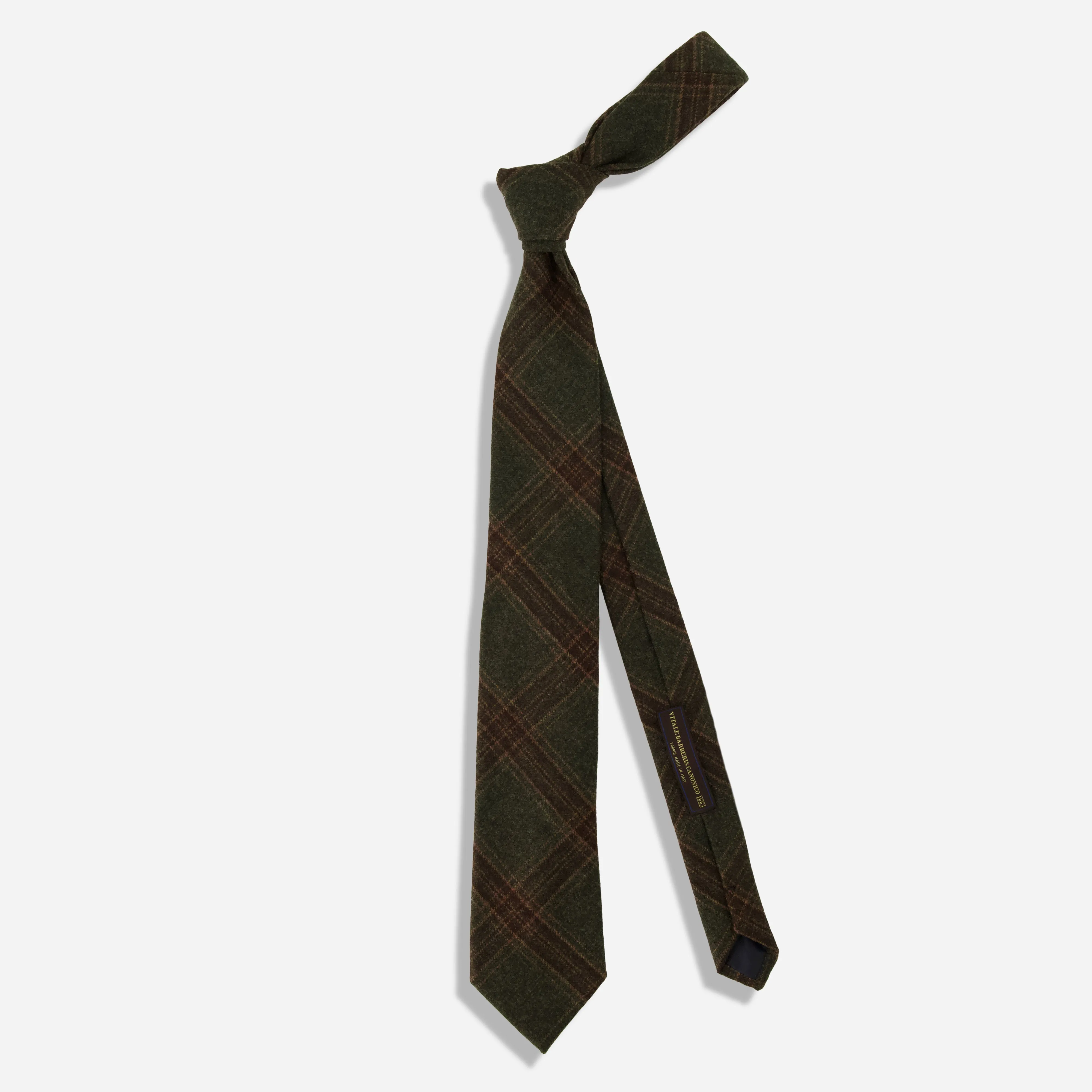 Barberis Wool Magnifico Forest Green Tie