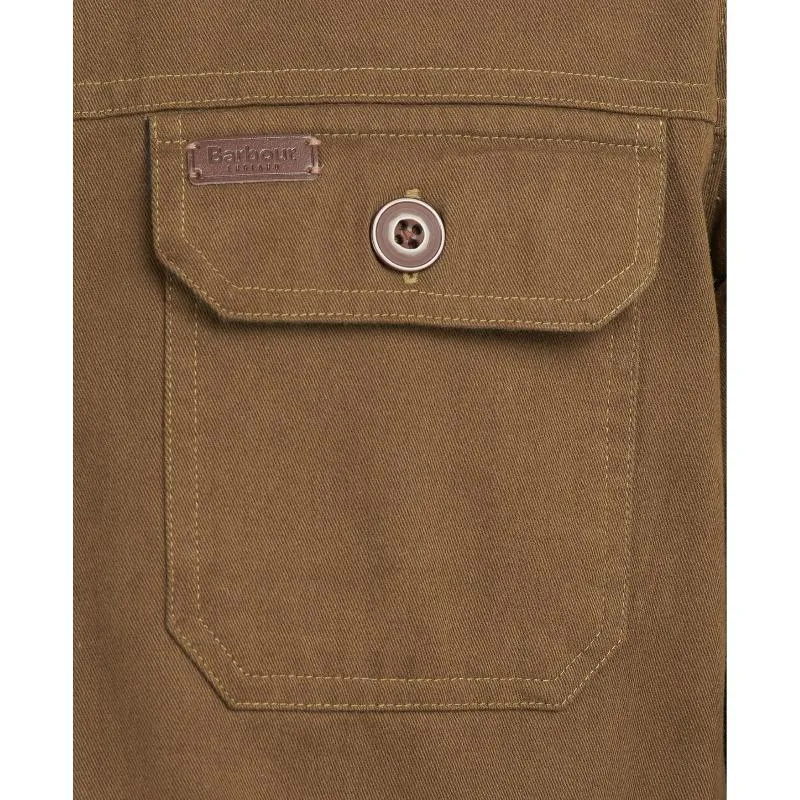 Barbour Catbell Mens Overshirt - Dark Olive