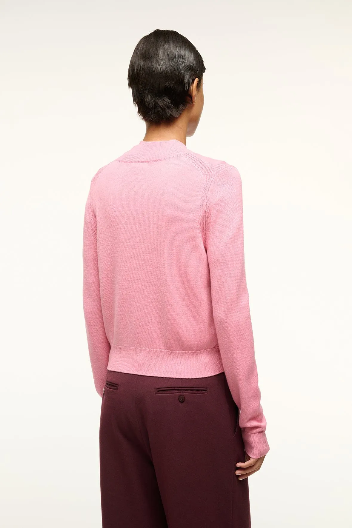 BAXTER CARDIGAN | DAMASK PINK