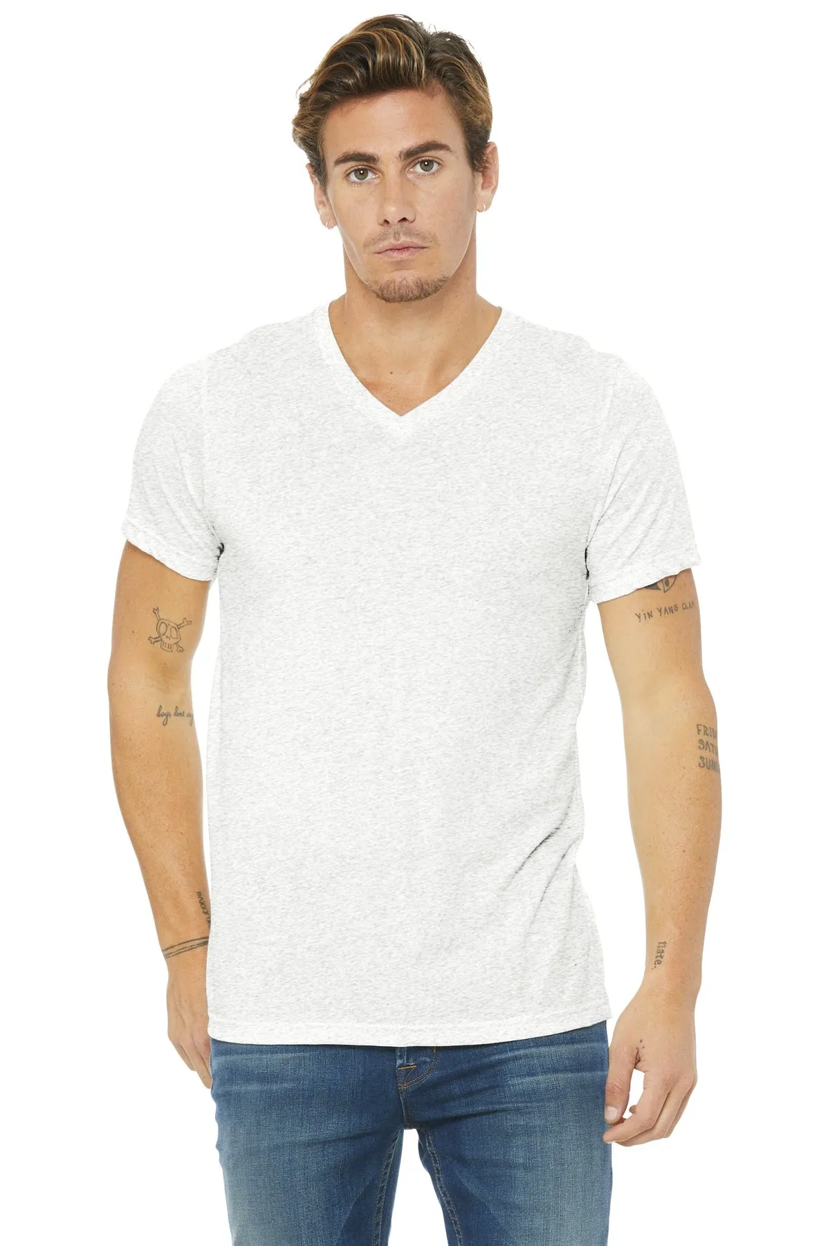 BELLA CANVAS ® Unisex Triblend Short Sleeve V-Neck Te. BC3415