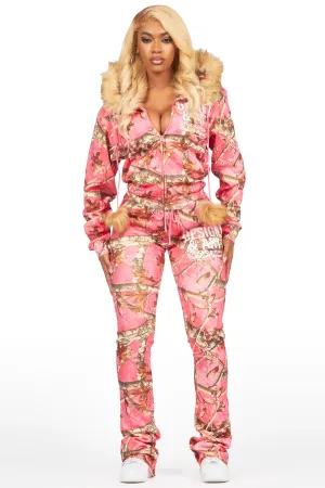 Benita Pink Tree Camo Super Stacked Trackset