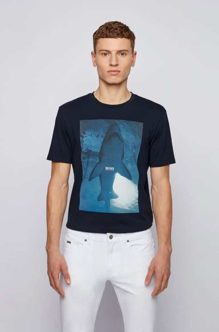 BOSS TNoah 1 T-Shirt in Navy