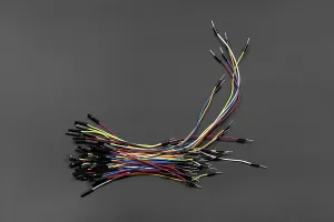 Breadboard jumper wires (F/M)  (65 Pack)