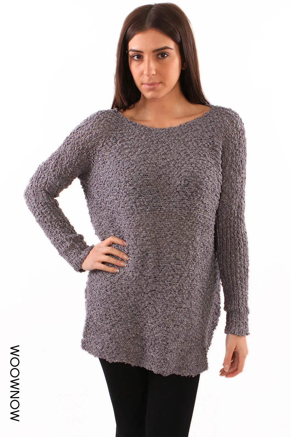 Bubblemania Shiny Knit Jumper