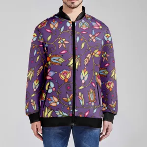 Buffalo Bloom Nightcloud Zippered Collared Lightweight Jacket