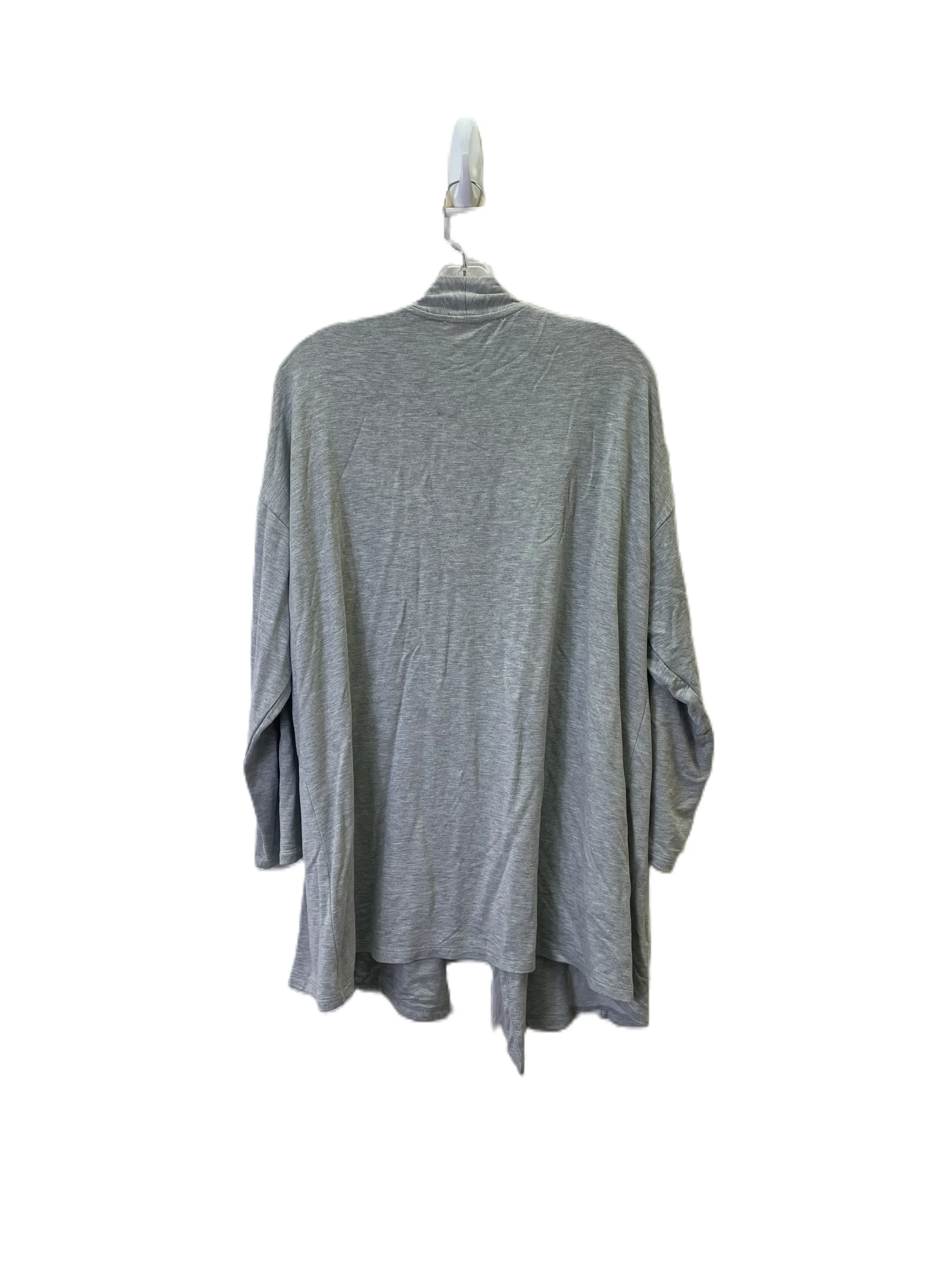 Cardigan By Workshop In Grey, Size: 1x