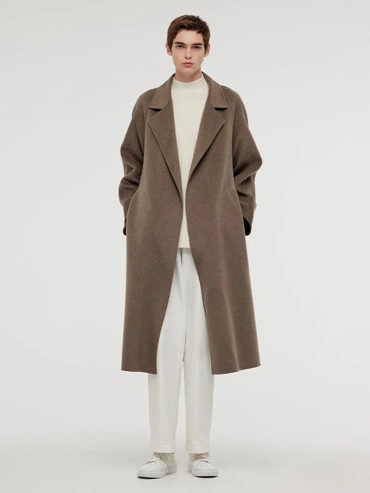 Cashmere Wool Unisex Wrap Coat