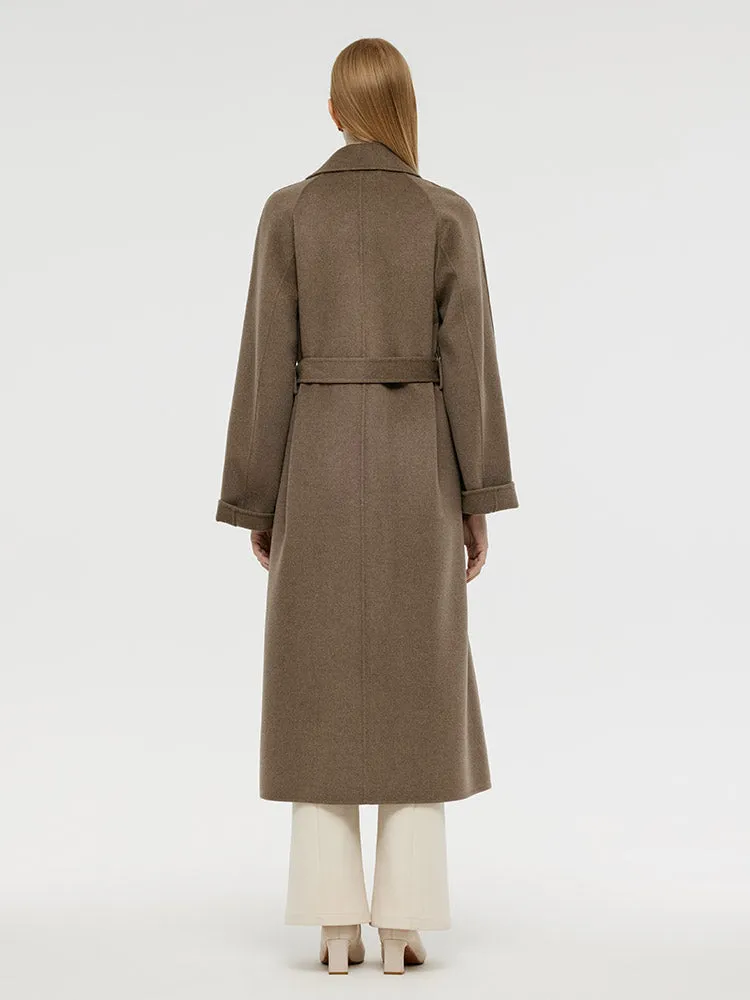 Cashmere Wool Unisex Wrap Coat