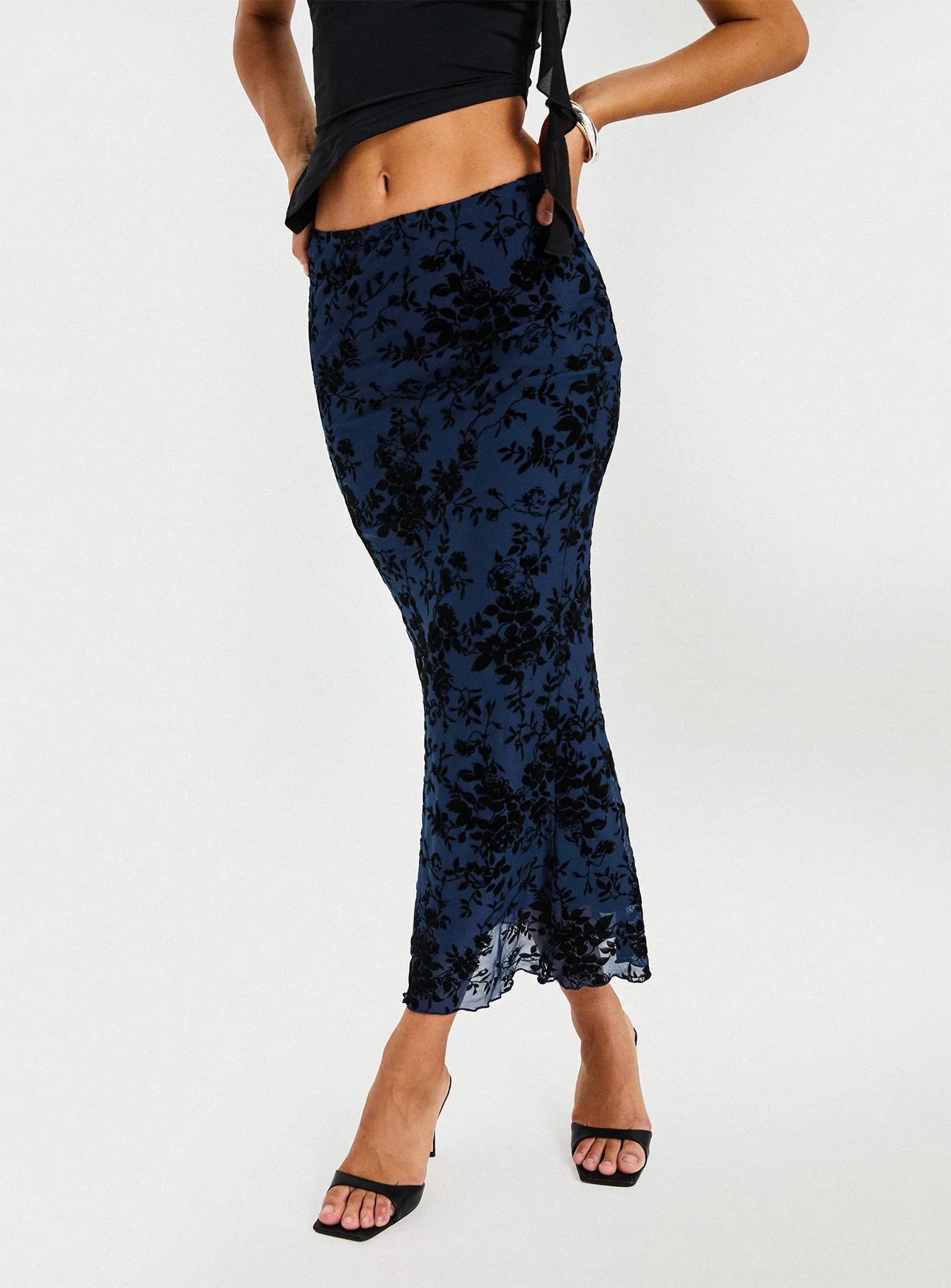 Catrina Maxi Skirt Navy