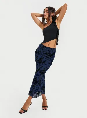 Catrina Maxi Skirt Navy