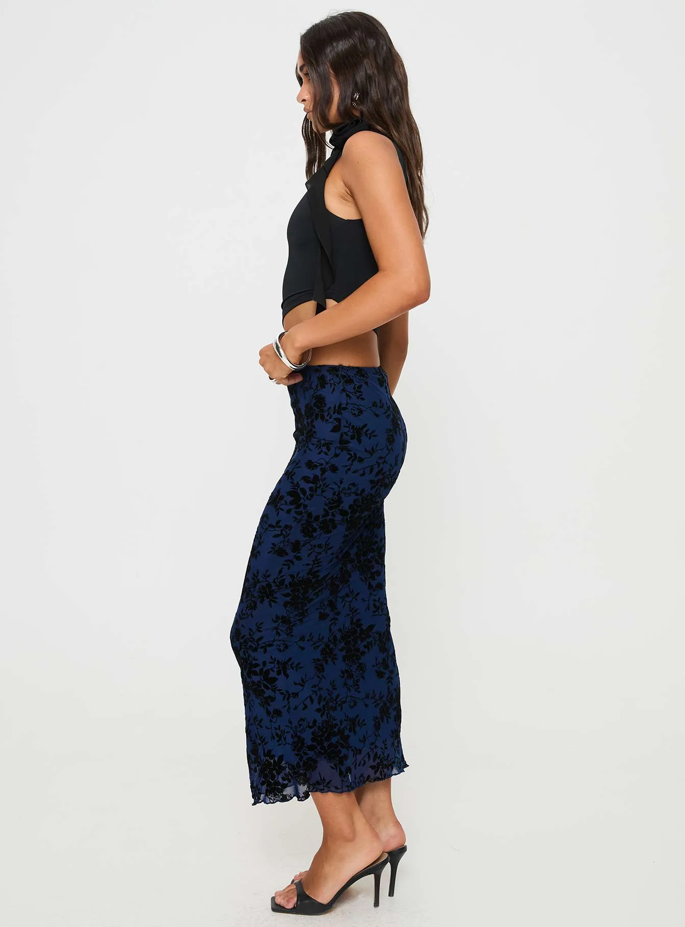 Catrina Maxi Skirt Navy