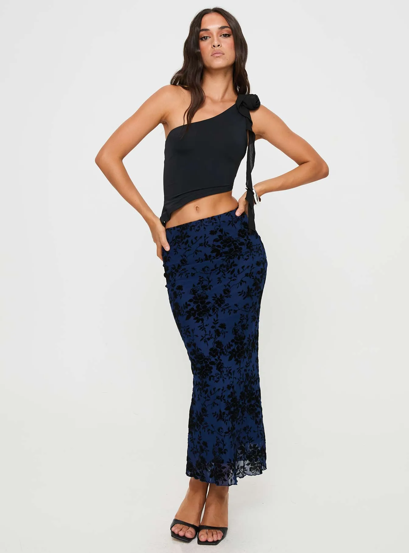 Catrina Maxi Skirt Navy