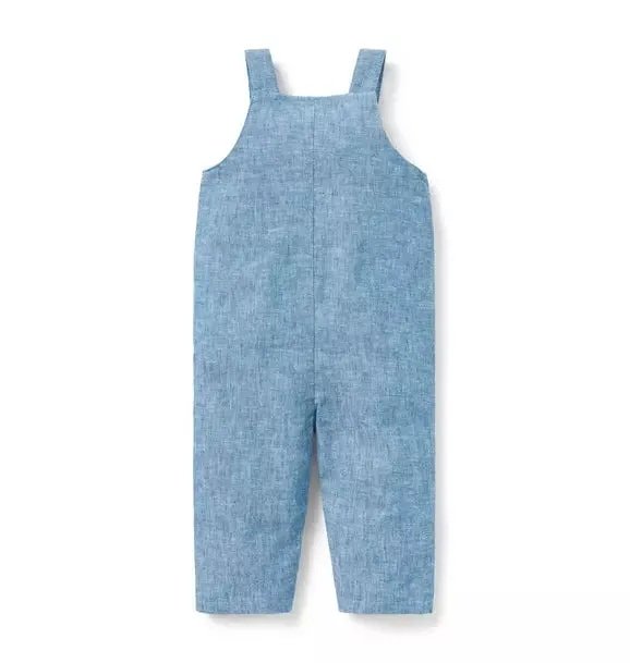 Chambray Horse Icon Overall