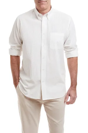 Chase Shirt White Seersucker