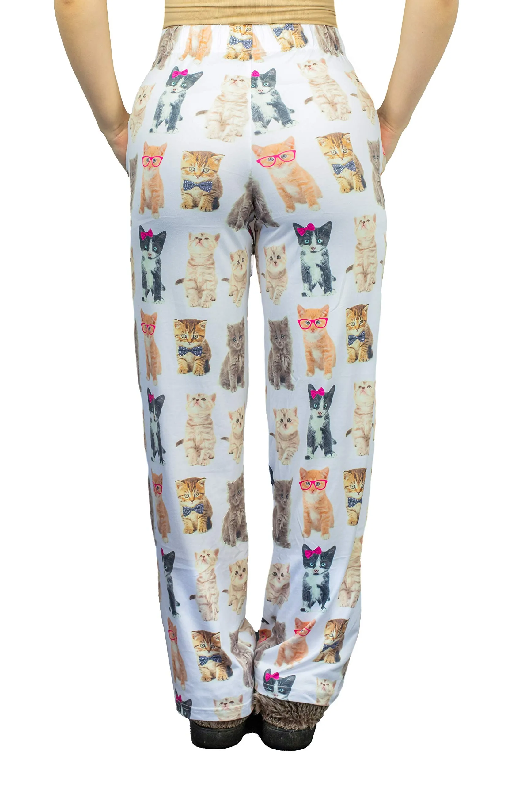 Check Meowt Cat Lounge Pants