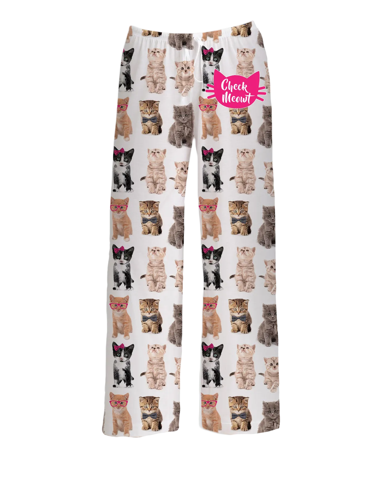 Check Meowt Cat Lounge Pants