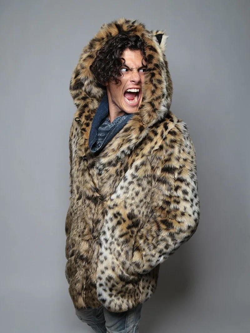 Cheetah Classic Faux Fur Coat | Men's