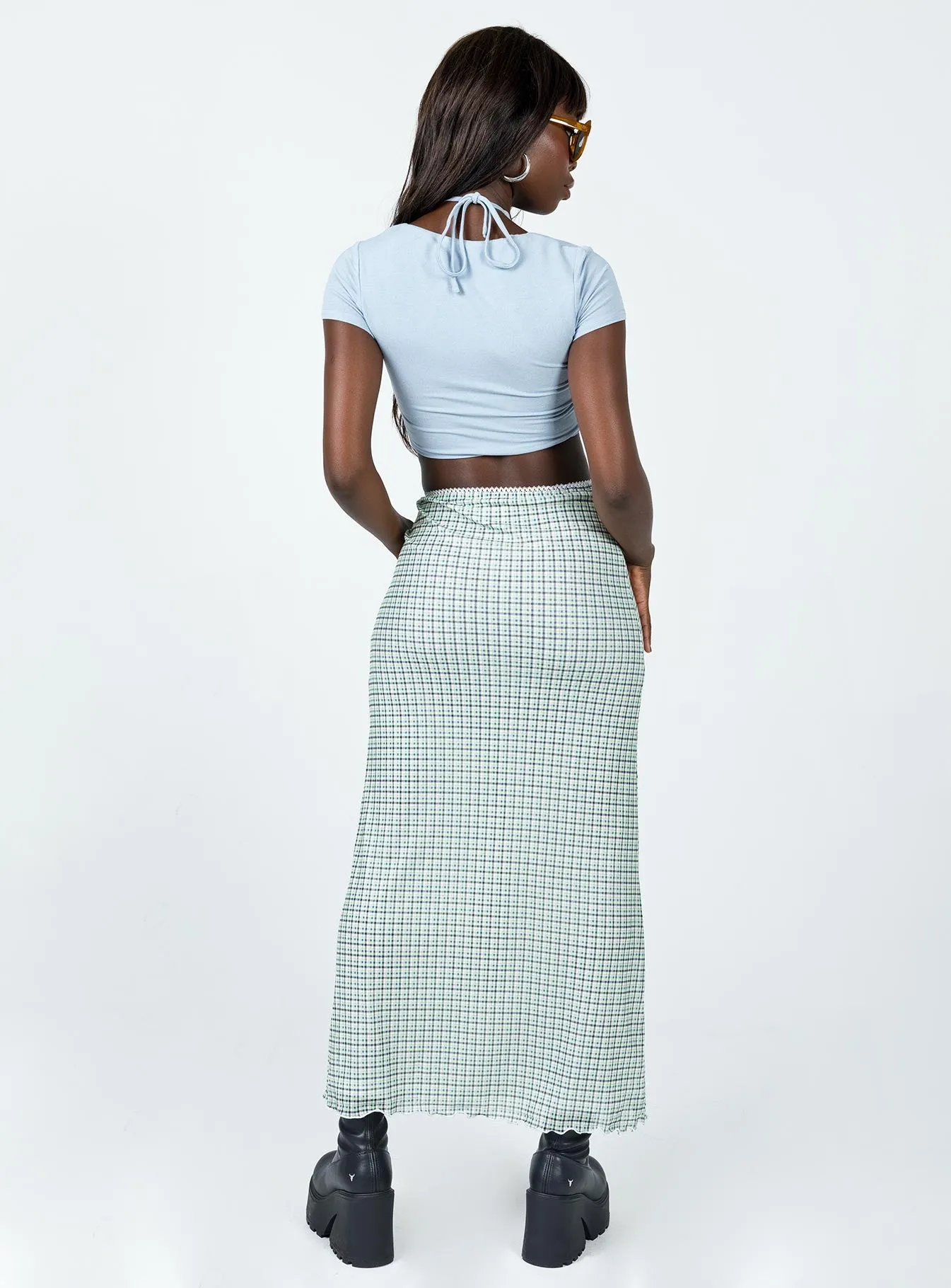 Cheriee Maxi Skirt Green