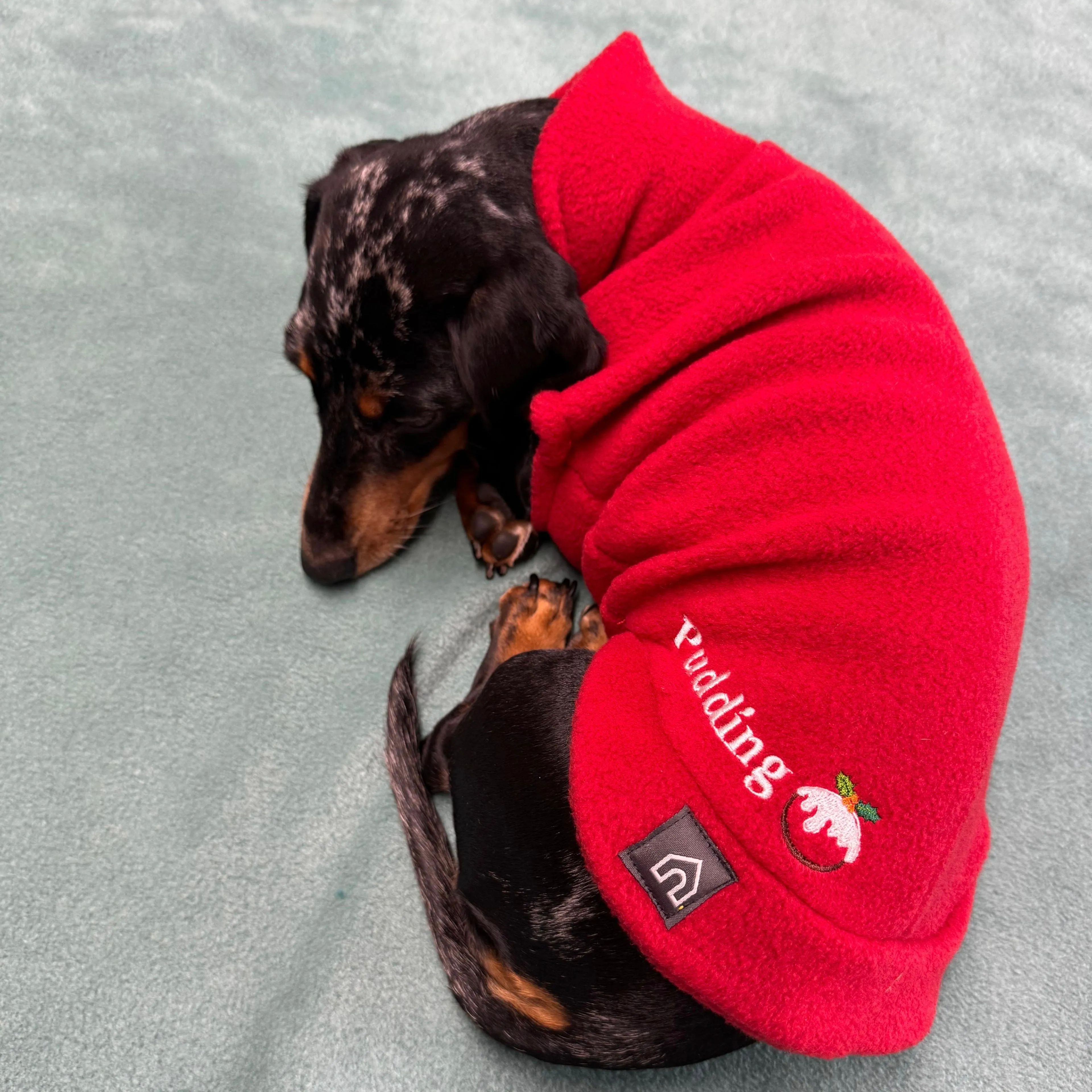 Christmas Dachshund Fleece Jumper