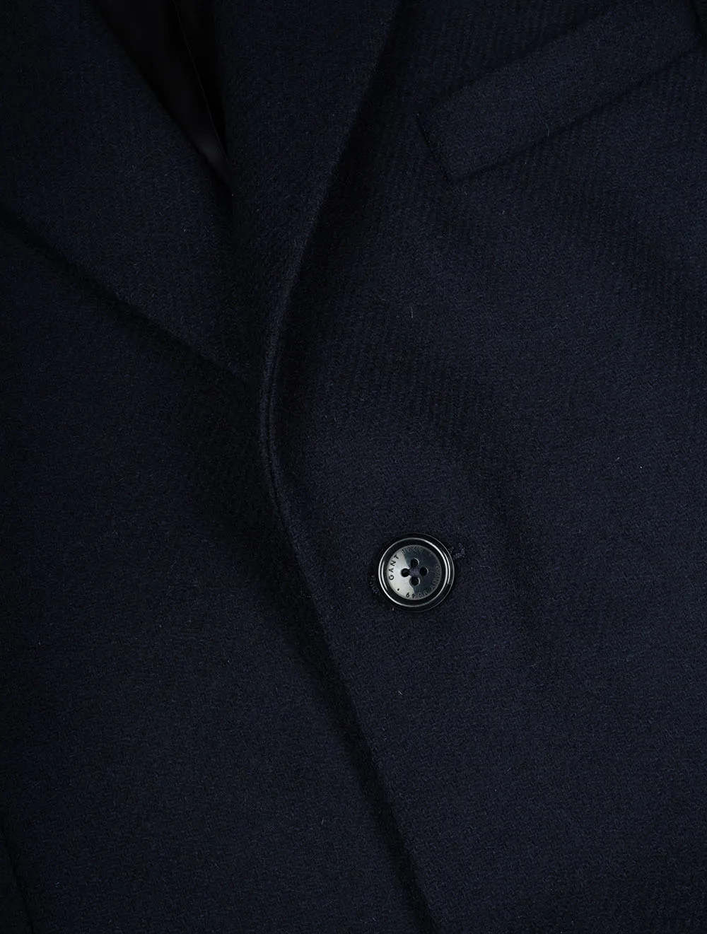 Classic Wool Coat Night Blue