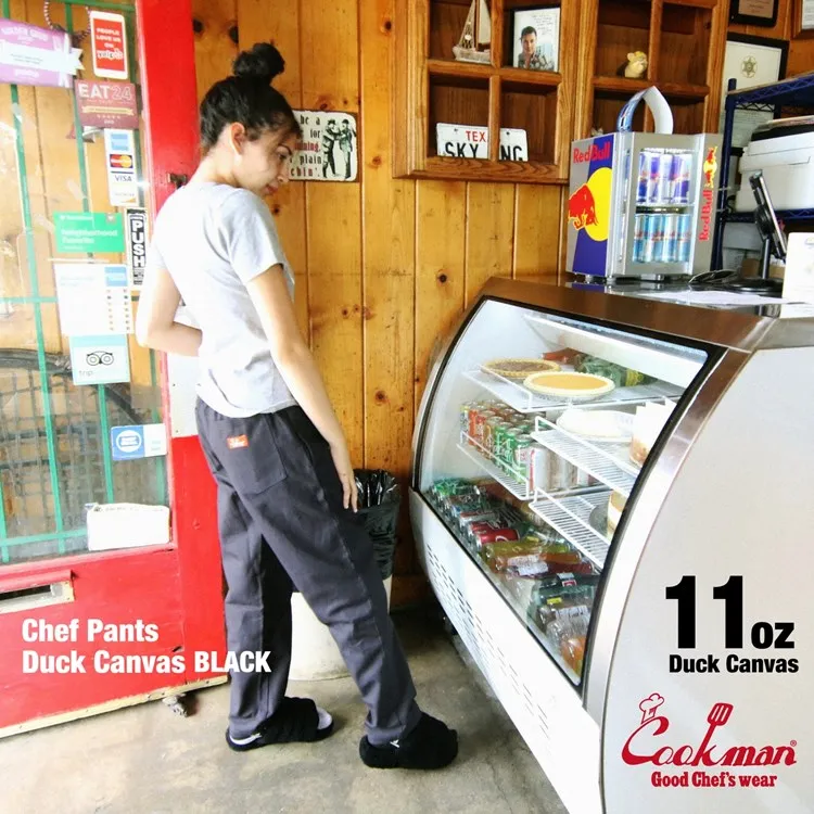 Cookman Chef Pants - Duck Canvas : Black