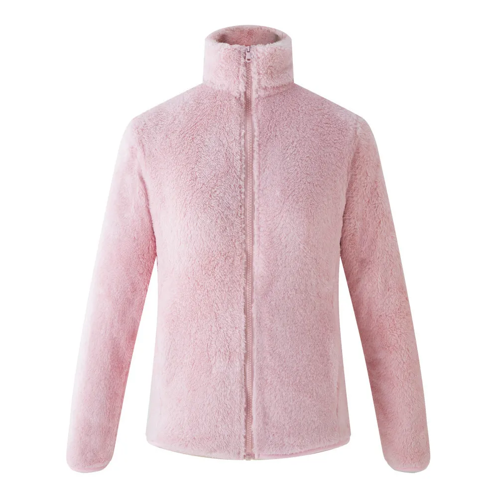 Coral fleece jacket