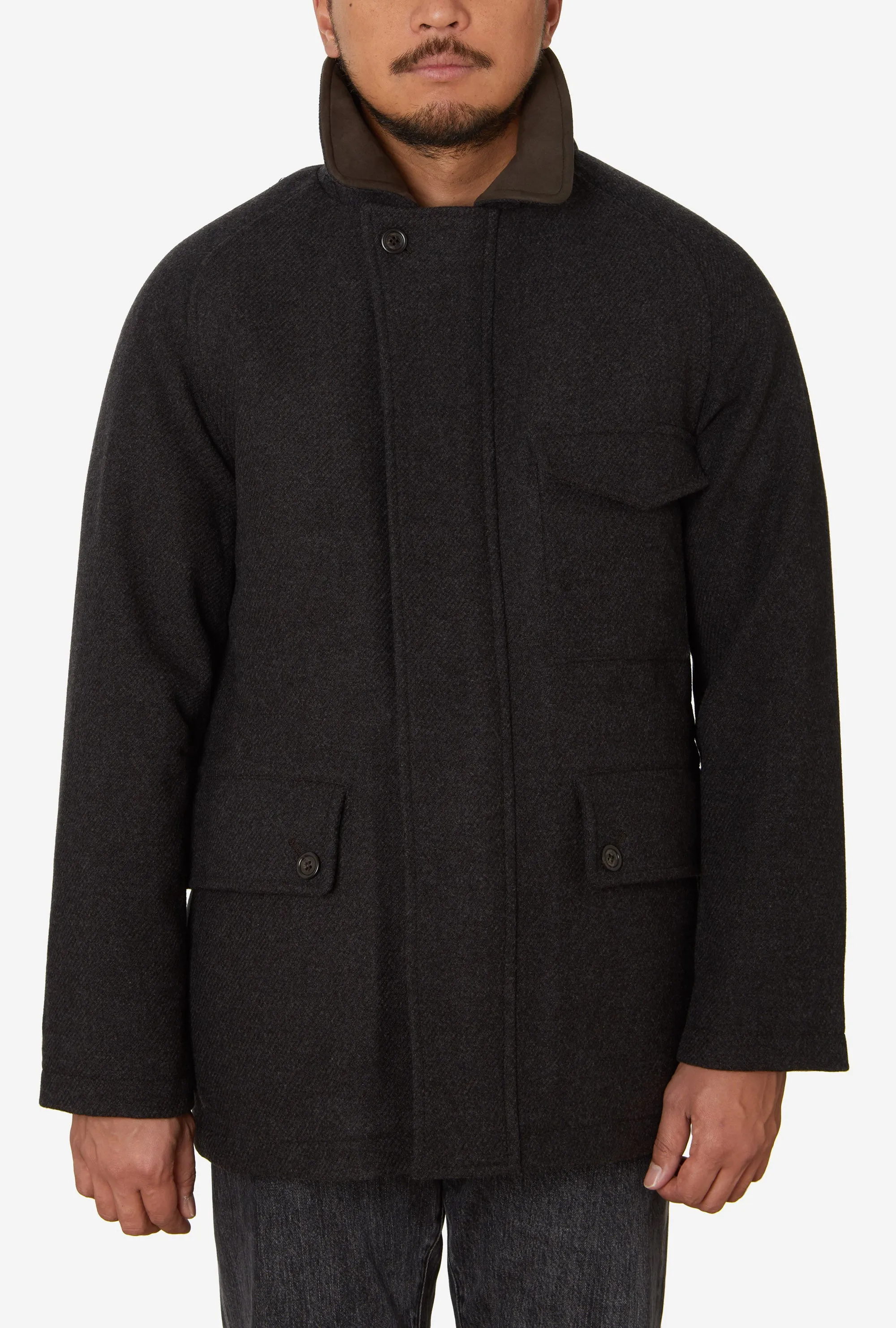 Country Coat Wool-Cashmere Brown