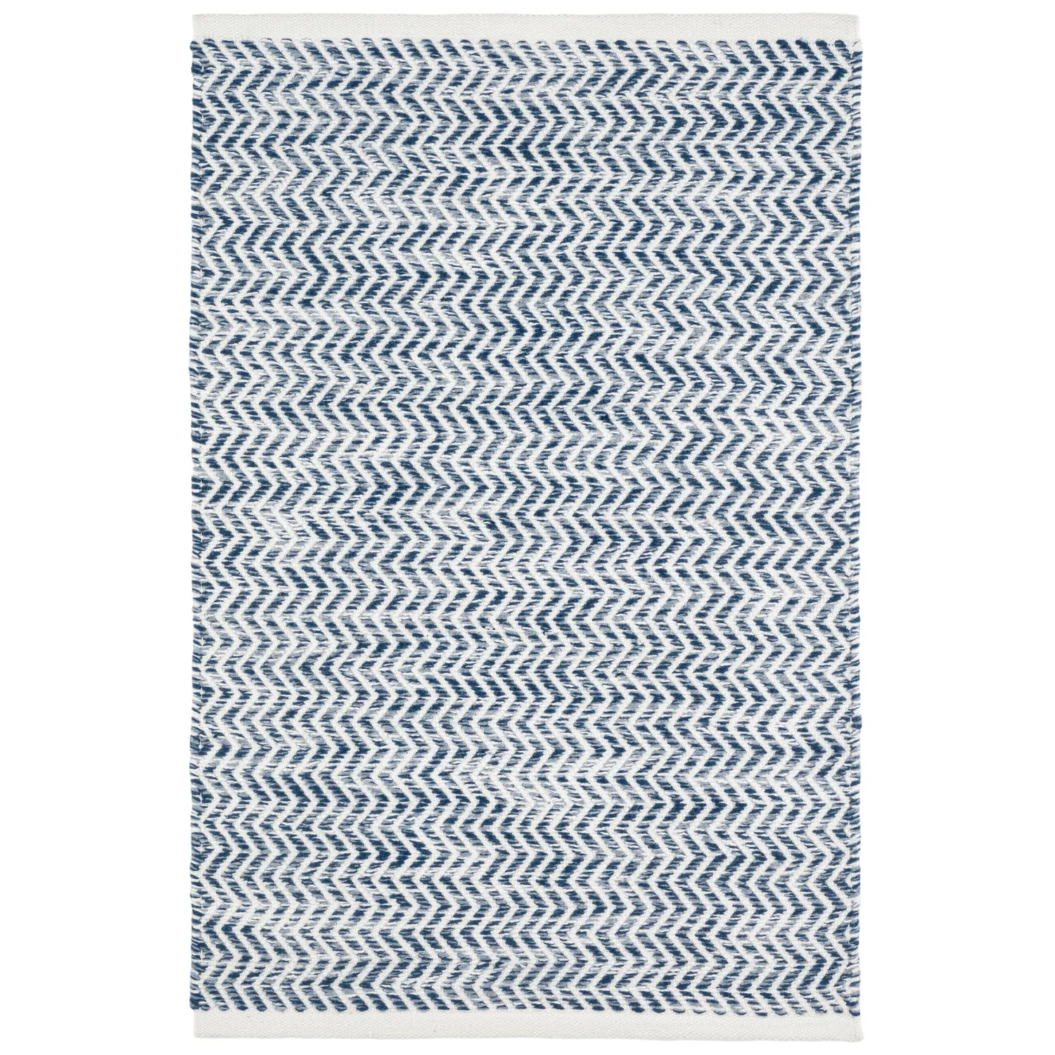 Dash & Albert Coastal Handwoven Blue Indoor Outdoor Rug