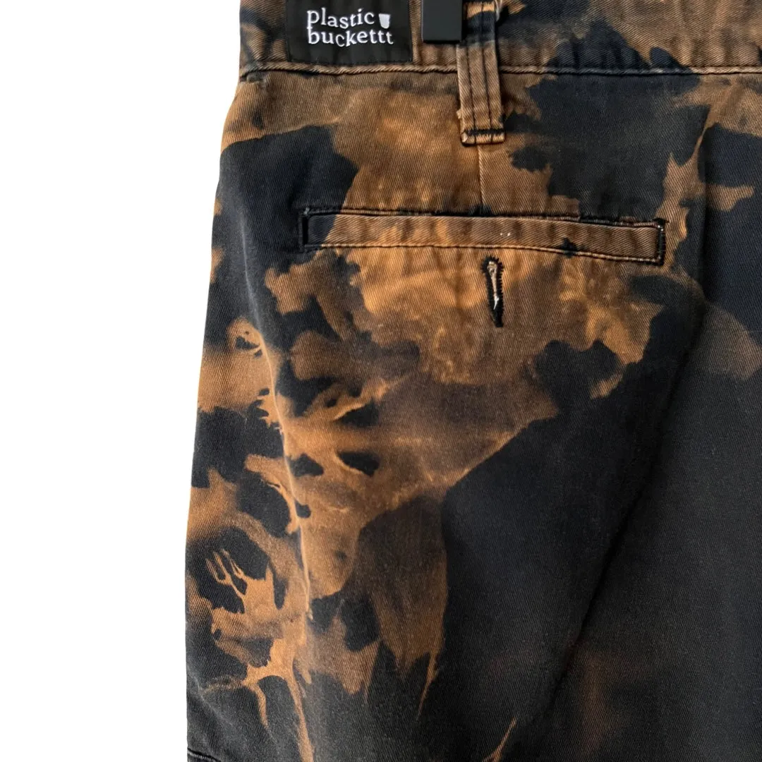 Dickies Vintage Loose Fit Twill Cargo Pants in Petrified / 36" Waist