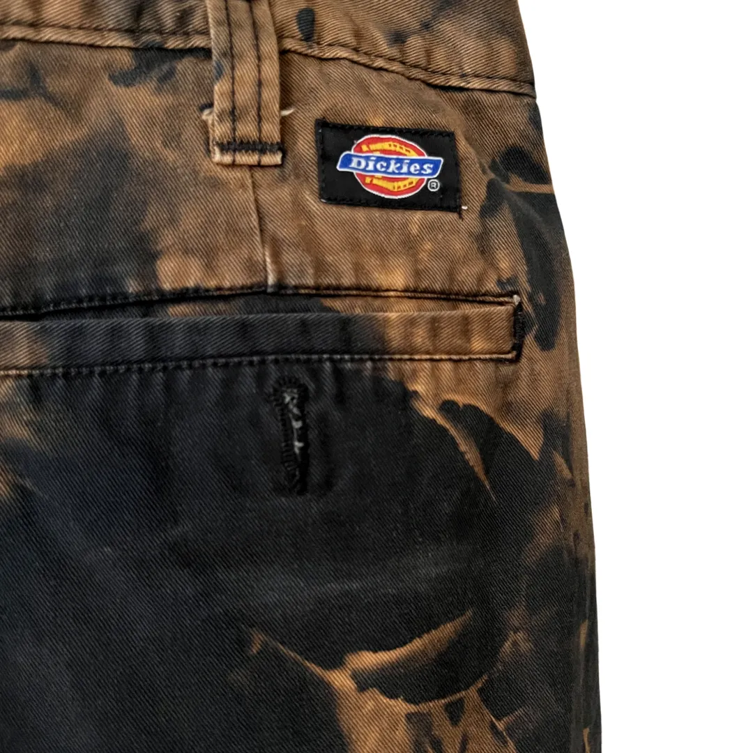 Dickies Vintage Loose Fit Twill Cargo Pants in Petrified / 36" Waist