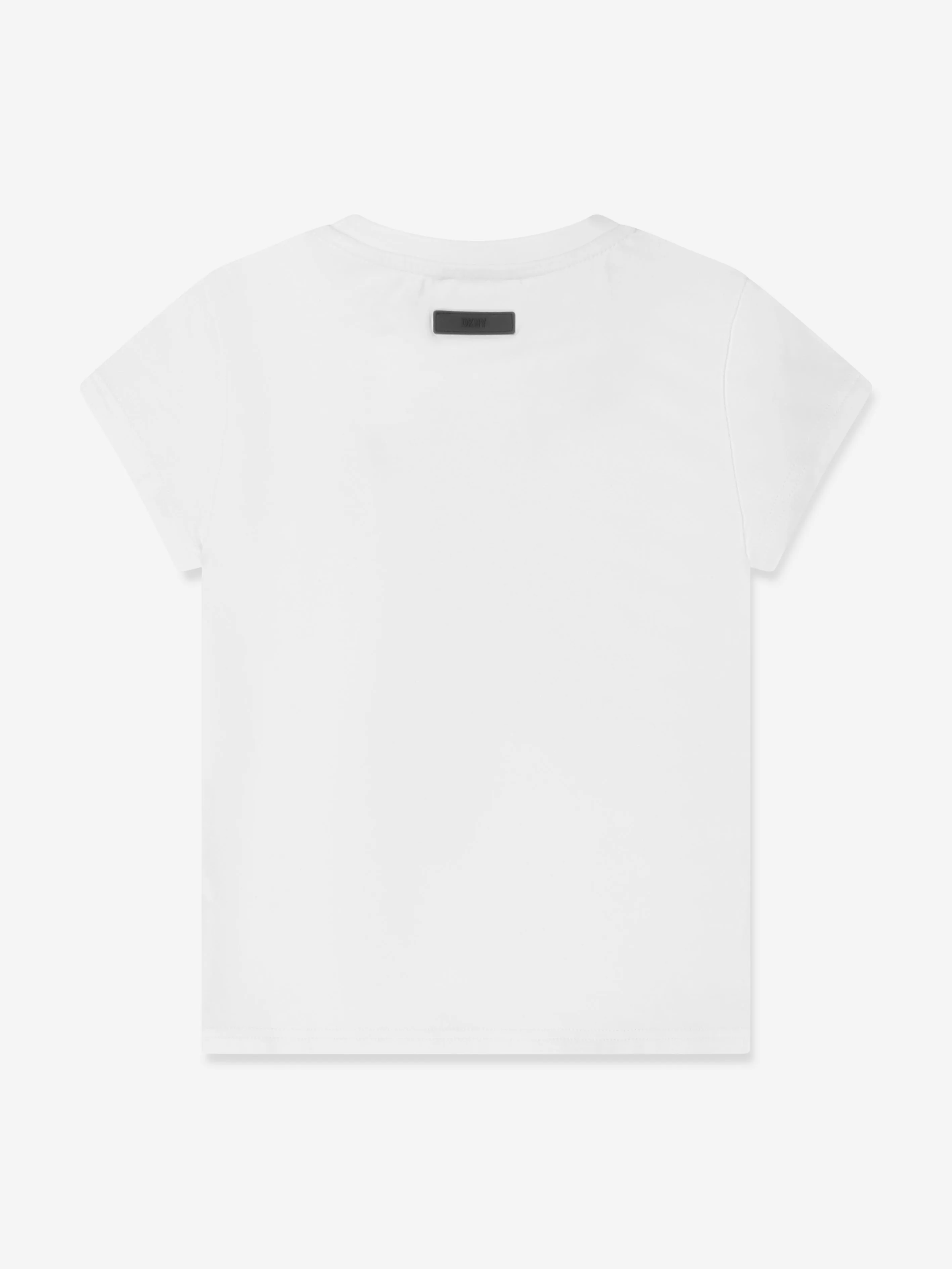 DKNY Girls Logo T-Shirt in White