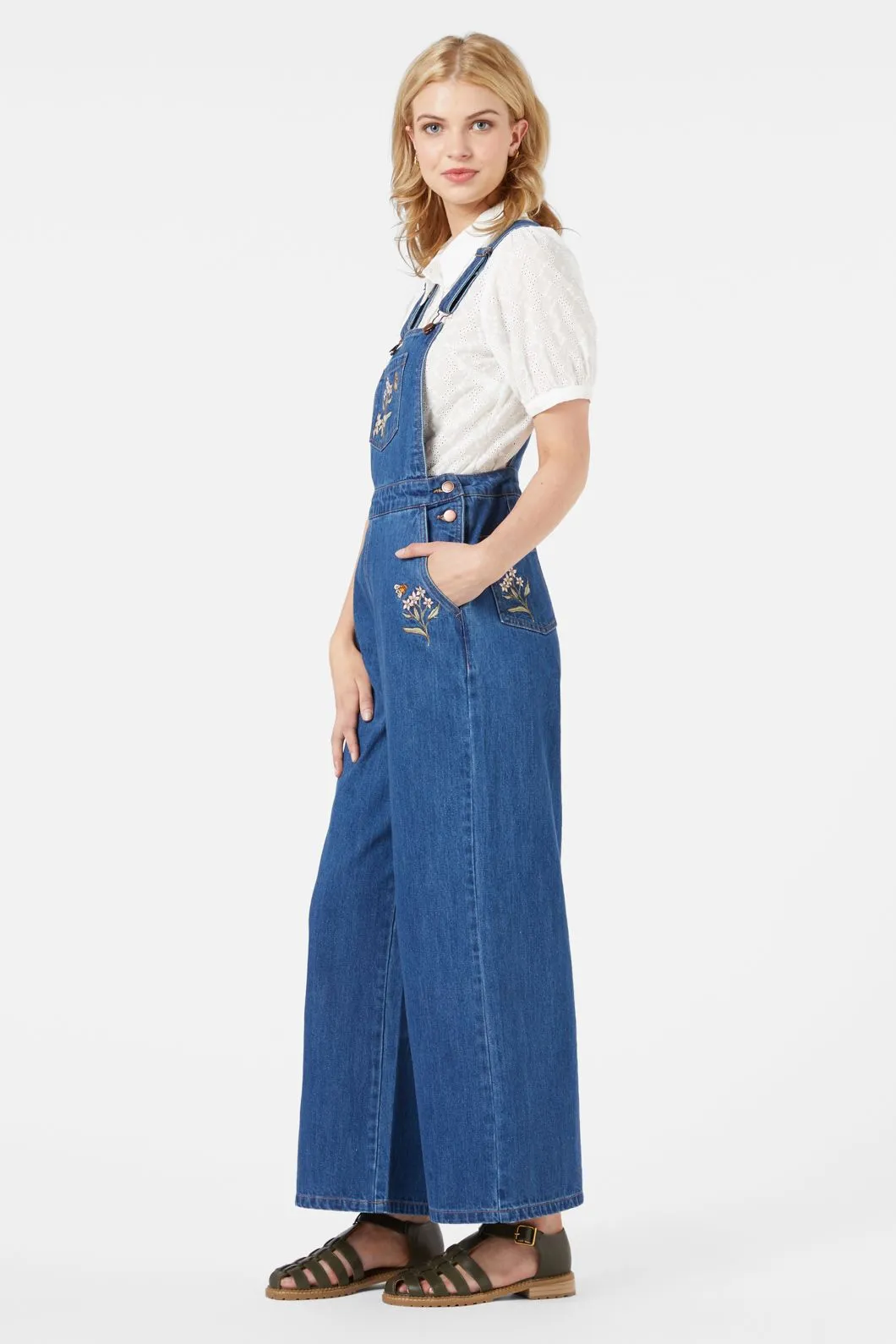 Dreams Embroidered Overall