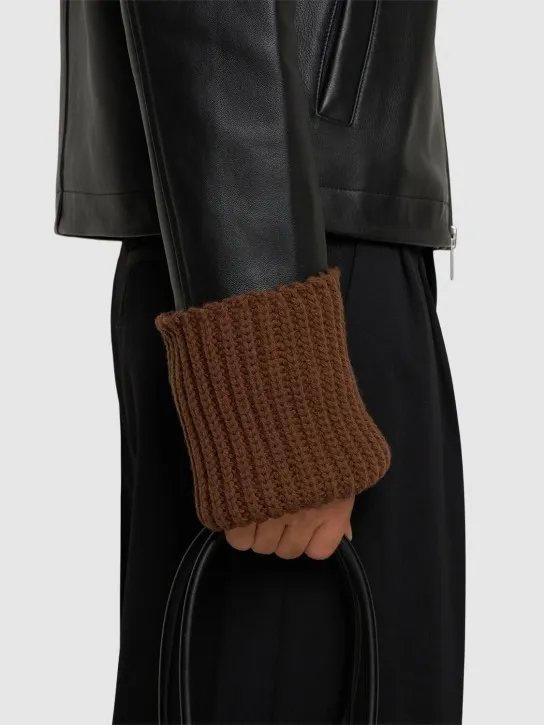 Dries Van Noten   Montoya wool cuffs 