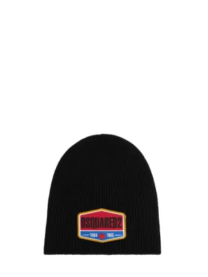 Dsquared2   Dsquared2 logo wool beanie 