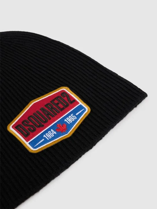 Dsquared2   Dsquared2 logo wool beanie 