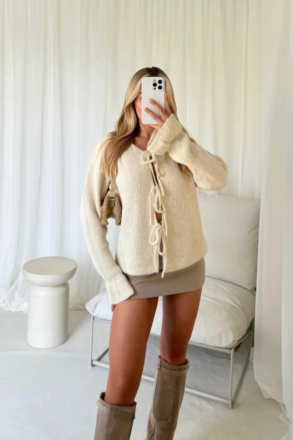 Effie cream knit jumper