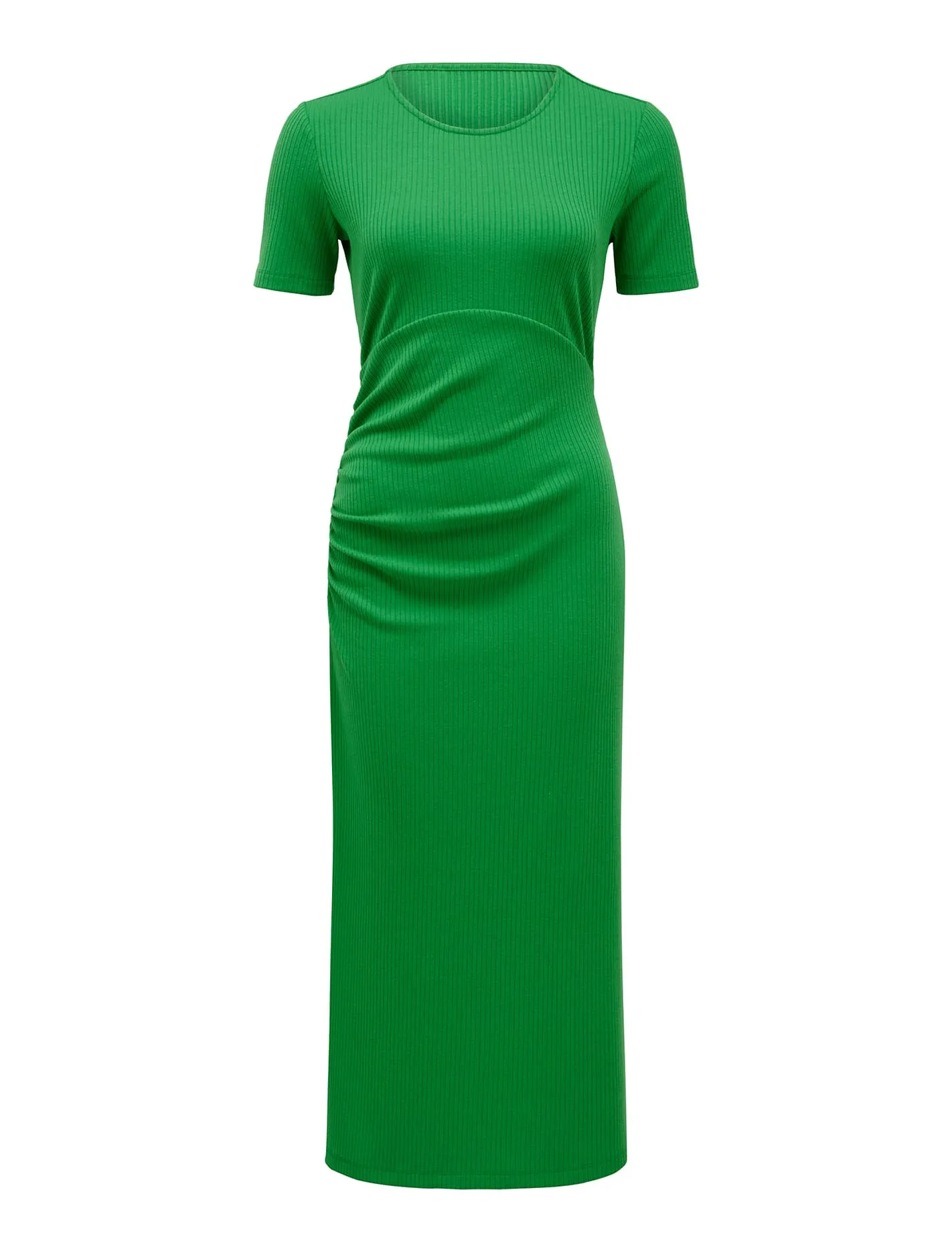 Elle Ruched Jersey Midi Dress